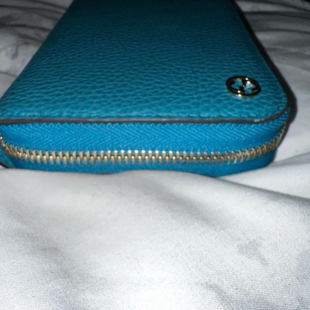 Gucci Zippy Leather wallet blue
